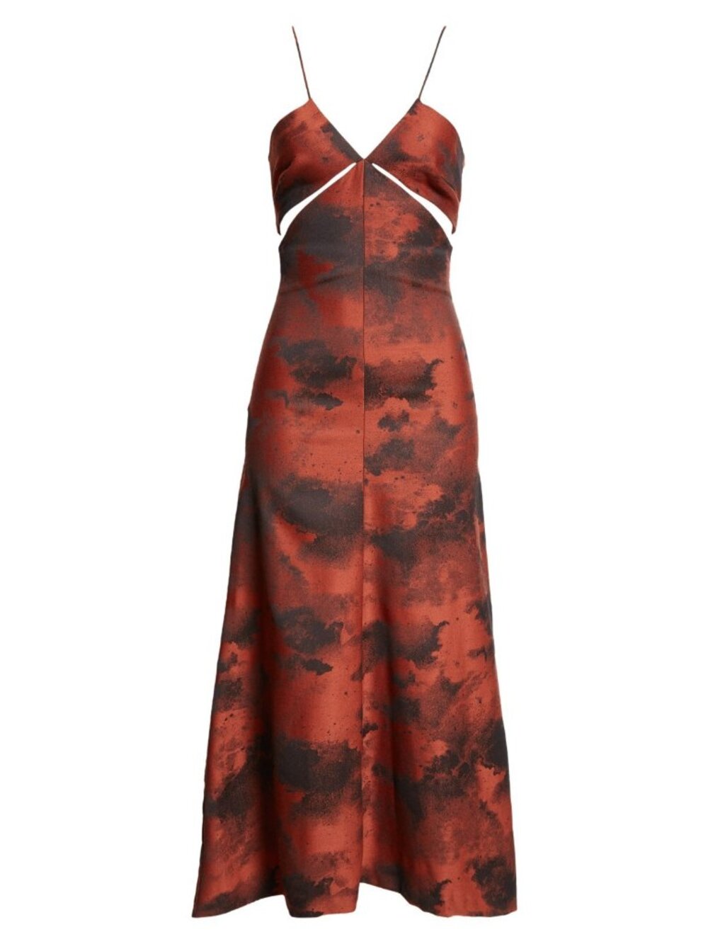 BITE Studios Aquilone Women's Strap Cutout Jacquard Midi Dress Size UK 14/US 10 - Picture 5 of 6